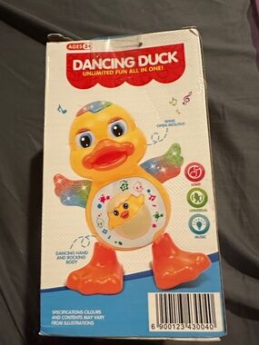 Dancing Duck Light & Music Toy - Orange